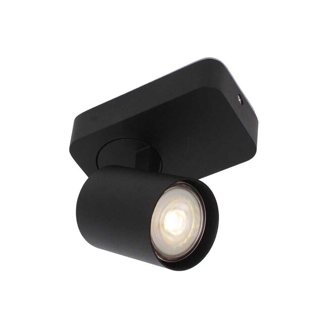 Barre de spots simple Vivaro GU10 noire