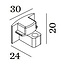 1-Phase Track End Cap