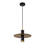 SELIN - Lampe suspendue Salle de bains - Ø 25 cm - 1xGU10 - IP44 - Noir - 03444/01/30