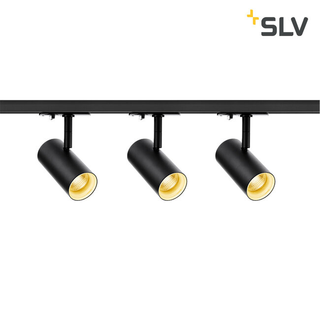 KIT DE SPOT NOBLO monophasé 2700K avec trois spots et un rail de 2 m