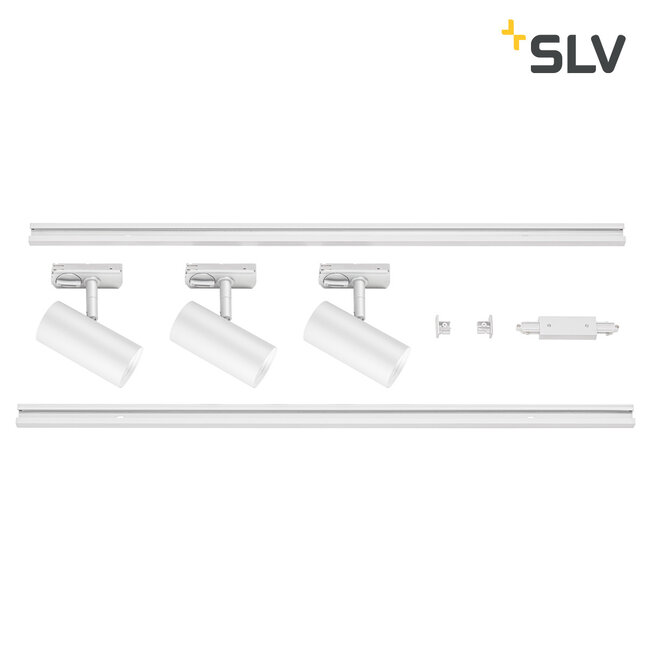 1-phase NOBLO SPOT SET 2700K incl. three spotlights and 2m rail