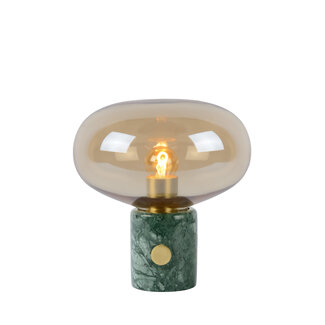 Lucide CHARLIZE - Lampe à poser - Ø 23 cm - E27 - Ambre - 03520/01/62