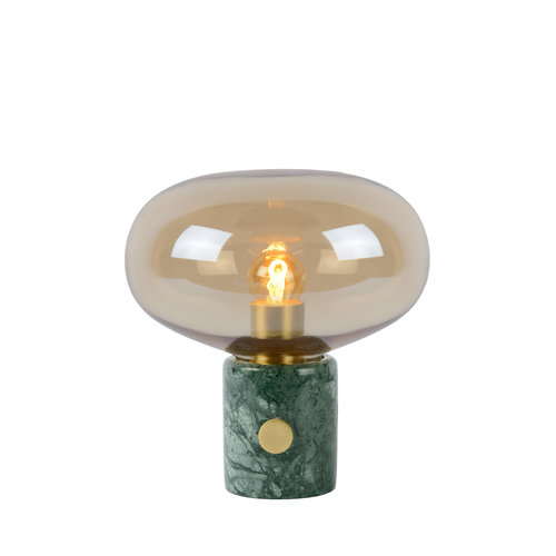 Lucide CHARLIZE - Tafellamp - Ø 23 cm - E27 - Amber - 03520/01/62 Lucide CHARLIZE - Tafellamp - Ø 23 cm - E27 - Amber - 03520/01/62