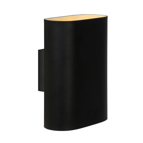 Lucide OVALIS - Wandlamp - 2xE14 - Zwart - 12219/02/30 Lucide OVALIS - Wandlamp - 2xE14 - Zwart - 12219/02/30