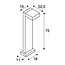 QUADRASYL SL 75 ANTRACIET tuinpaal 232295