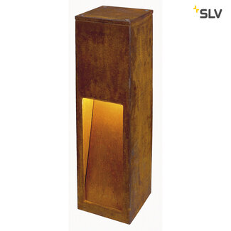 slv LED garden post RUSTY SLOT 50/80