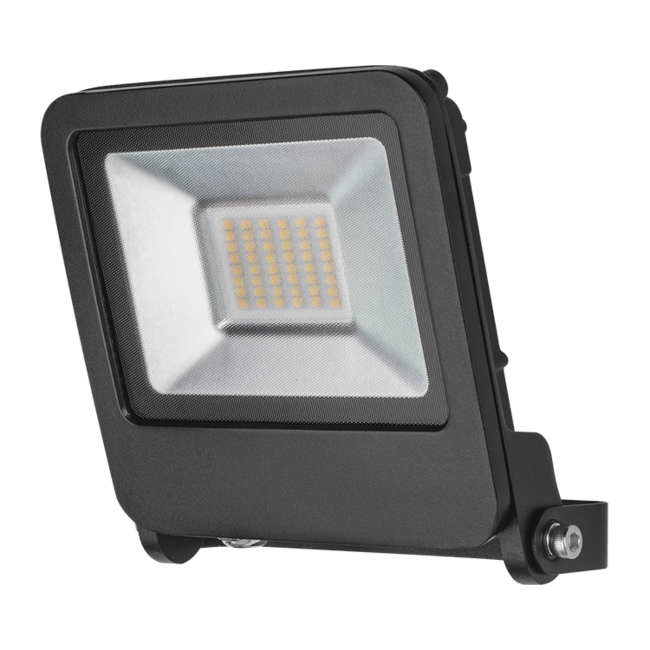 Radium LED floodlight 30W - 3000 ° K - black