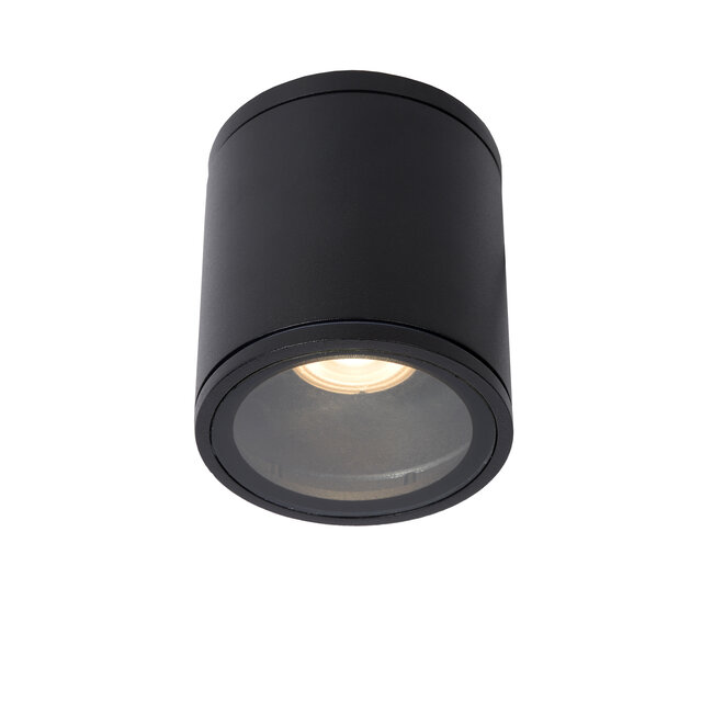 AVEN - Ceiling spotlight Bathroom - Ø 9 cm - GU10 - IP65 - Black