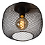 MESH - Ceiling lamp - Ø 30 cm - E27 - Black - 45185/30/30