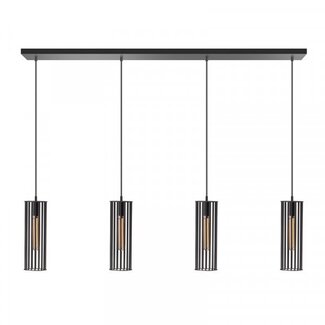 ETH Suspension Birdy à 4 lumières - noire - 130/8 cm - 05-HL4188-30