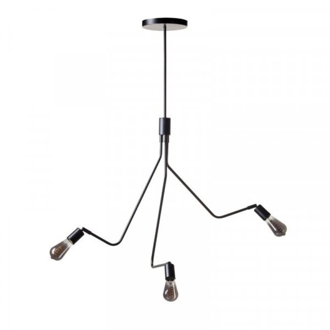 Hanging lamp Viper 3 lights - black - 05-HL4390-30