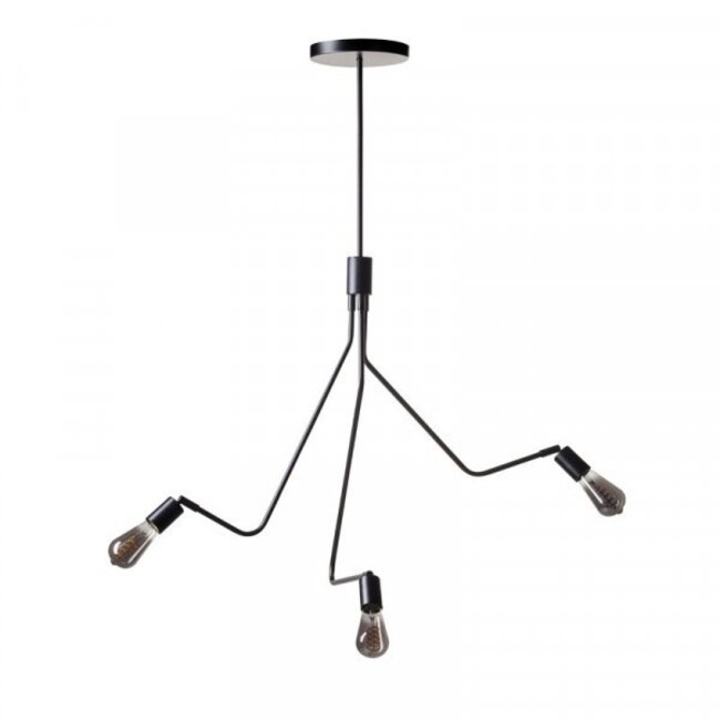 Lampe suspendue Viper 3 lumières - noir - 05-HL4390-30