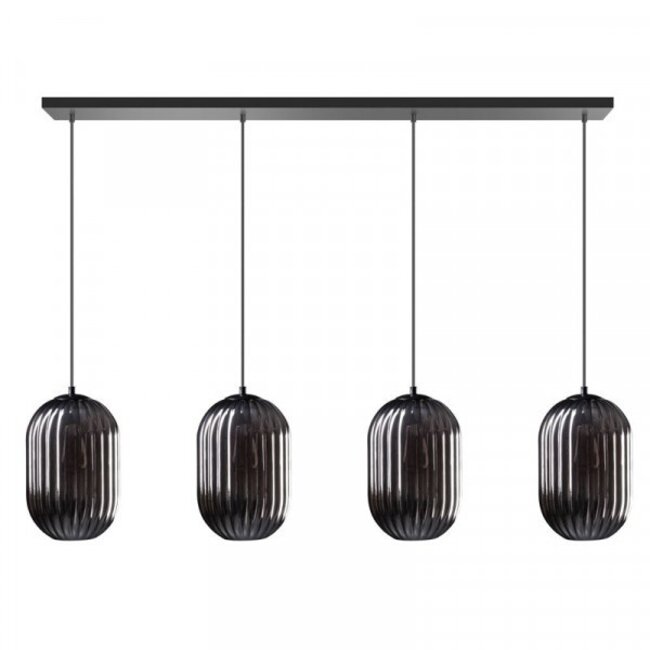 Suspension Glamm 4 lumières - noir - 120 cm - 05-HL4575-3036