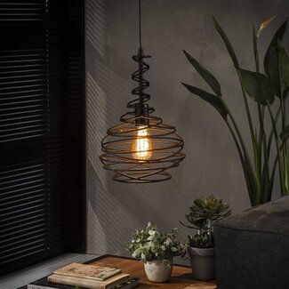 LioLights Lampe suspendue vintage 1x cône Ø25
