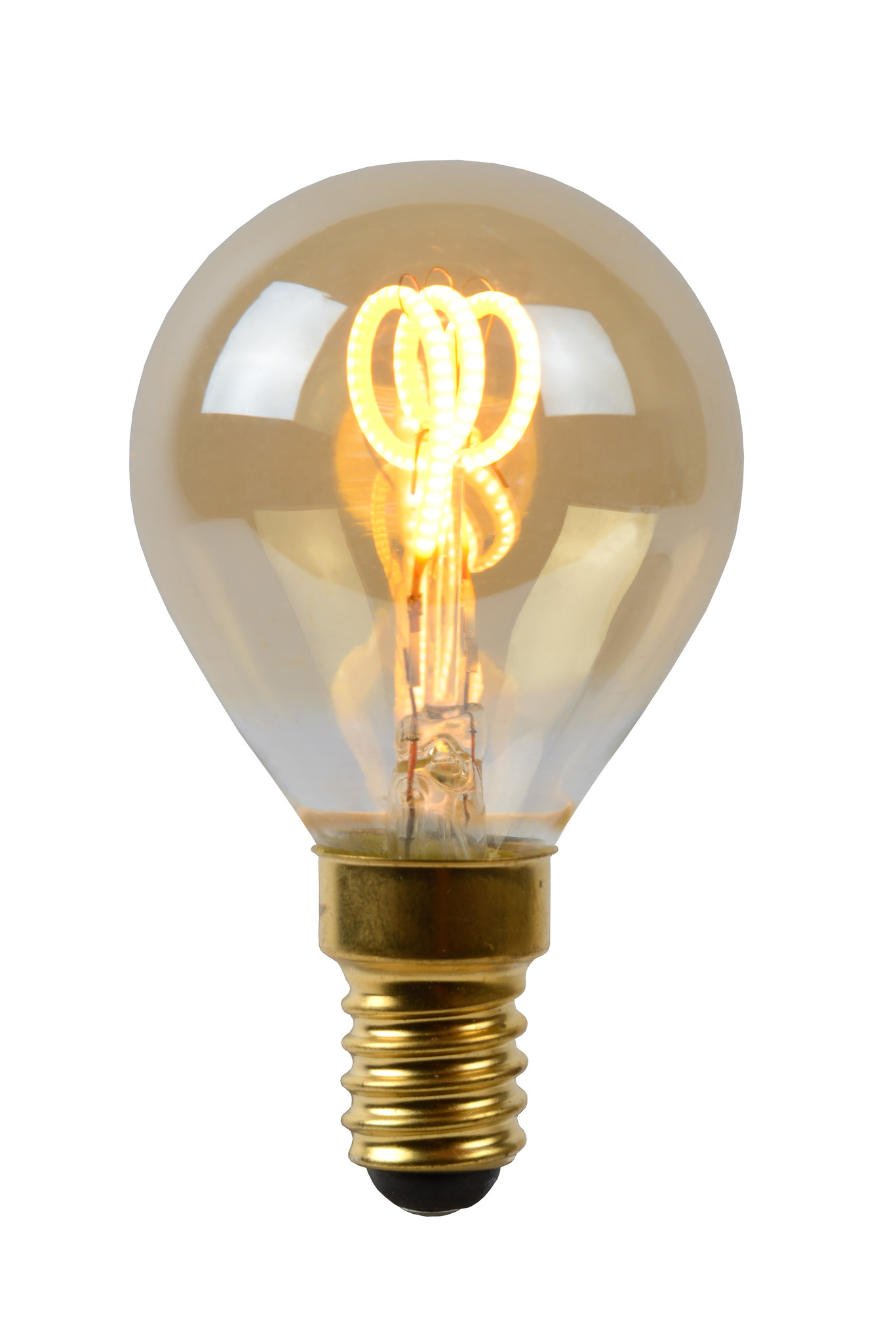 Ampoule LED - Lampe à incandescence - Ø 4,5 cm - LED Dim. - E14 - 1x3W  2200K - Un 