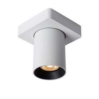 Lucide NIGEL - Spot de plafond - LED Dim to warm - GU10 - 1x5W 2200K/3000K - Blanc