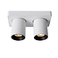Lucide NIGEL - Plafondspot - LED Dim to warm - GU10 - 2x5W 2200K/3000K - Wit - 09929/10/31