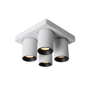 Lucide NIGEL - Ceiling spotlight - LED Dim to warm - GU10 - 4x5W 2200K/3000K - White