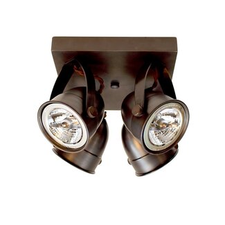 Authentage LED surface-mounted spotlight COMÈTE ON SQUARE BASE LARGE