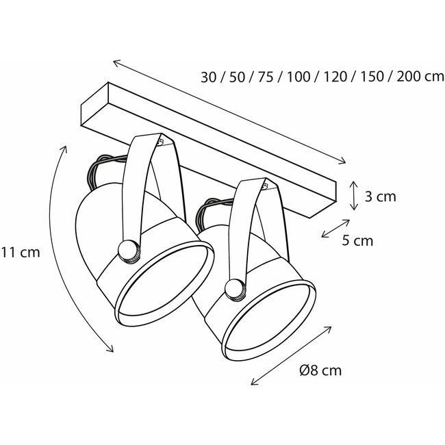LED Opbouwspot COMÈTE ON PROFILE