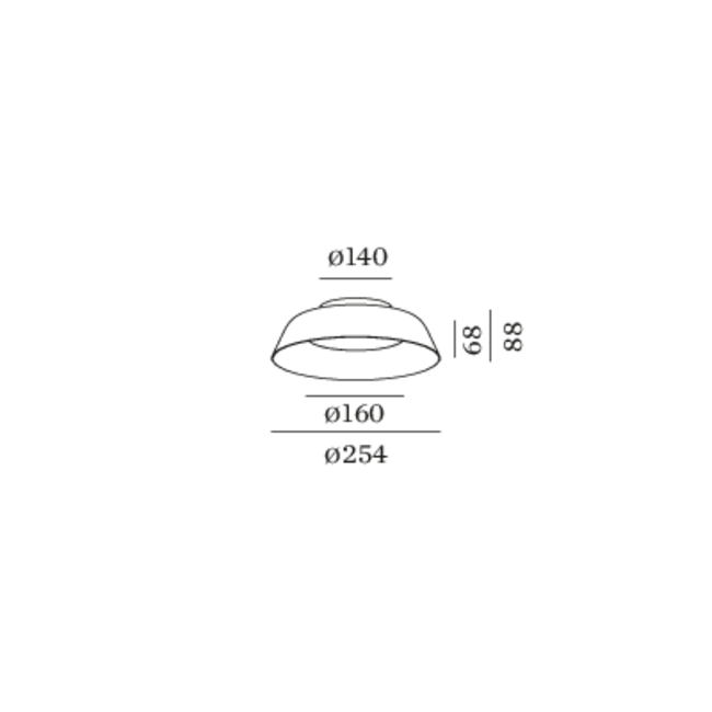 Wall / Ceiling lamp TOWNA 1.0 LED IP44