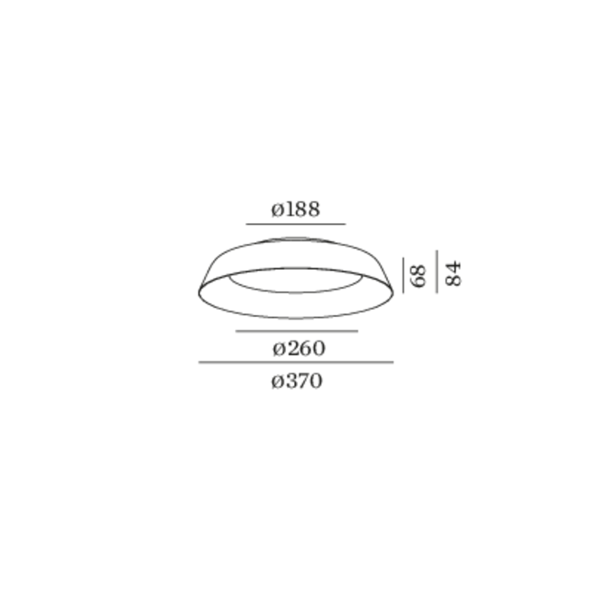 Wand/Plafondlamp TOWNA 2.0 LED IP44
