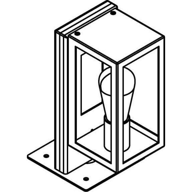 Poteau de jardin Polo 30 cm noir T796.300.32X