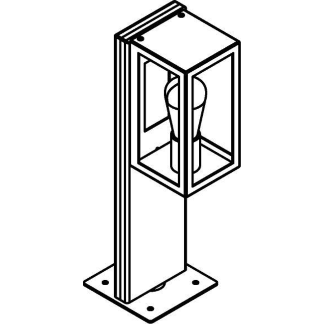 Polo garden pole 50cm black T796.500.32X