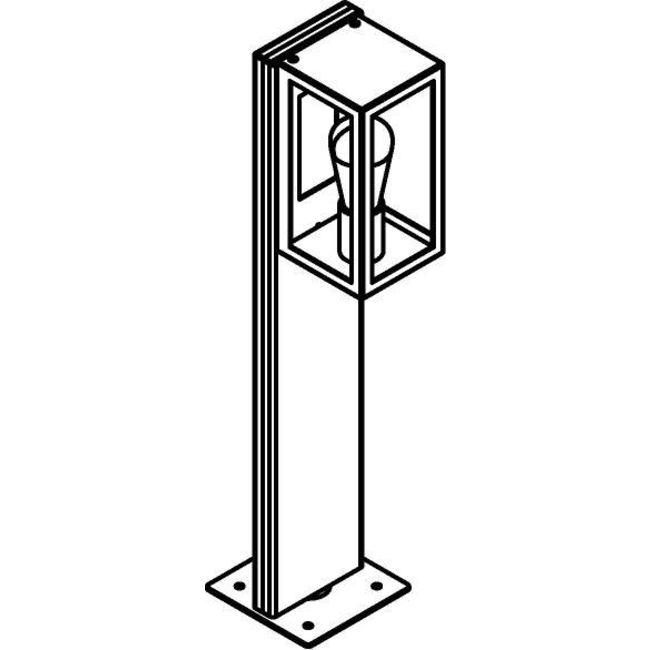 Polo garden pole 70cm black T796.700.32X