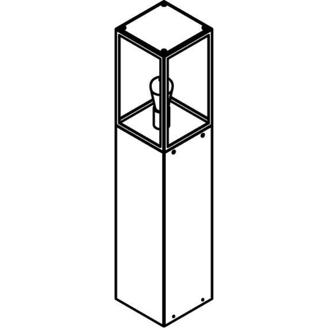 Polo tuinpaal 95cm zwart T791.950.32X