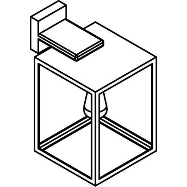 Polo surface-mounted wall lamp Black W751.32X