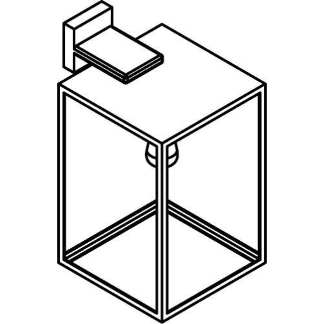 Polo surface-mounted wall lamp Black W752.32X