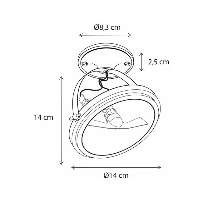 opbouwspot CENTONZE MOUNTED BASE