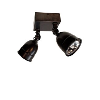 Authentage Projecteur LED en saillie POIRE SUR BASE CARRÉE MOYEN 2L