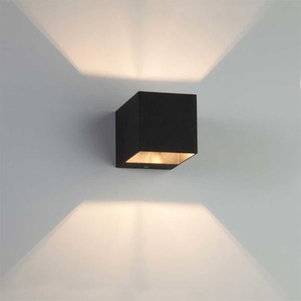 LioLights Applique murale LED WL Cube IP54 