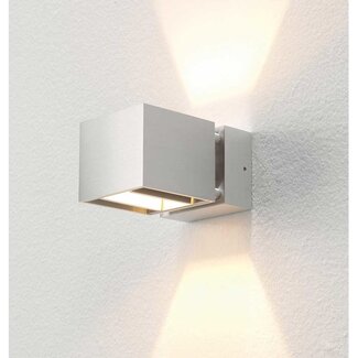 LioLights applique murale à LED moderne IP54 BFELD Alu