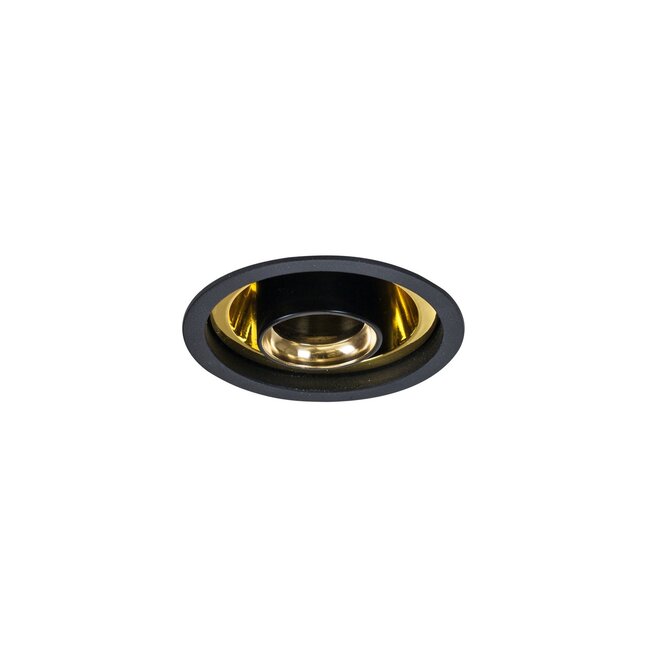 Rural recessed spot AUREOLE SHORT TUBE GOLD REFLECTOR GU10