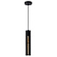 LIONEL - Pendant lamp - Ø 6,5 cm - E27 - Black - 73406/01/30