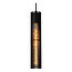 LIONEL - Pendant lamp - Ø 6,5 cm - E27 - Black - 73406/01/30