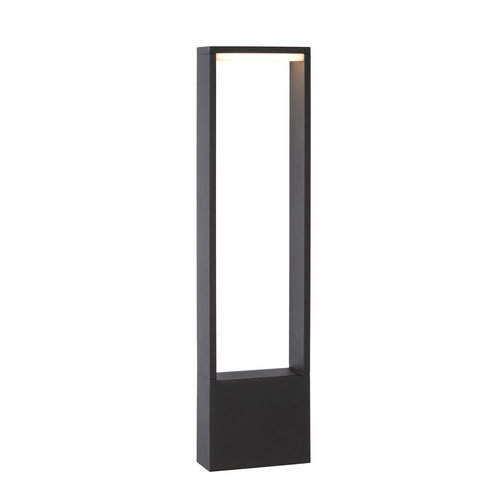 Lucide GOA - Sokkellamp Buiten - LED - 1x6,5W 3000K - IP54 - Antraciet - 28857/61/30 Lucide GOA - Sokkellamp Buiten - LED - 1x6,5W 3000K - IP54 - Antraciet - 28857/61/30