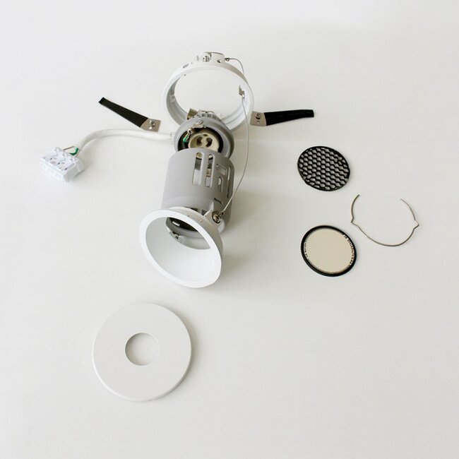 Country-style recessed spotlight AUREOLE GU10