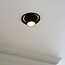 Country-style recessed spotlight AUREOLE LONG TUBE GOLD REFLECTOR GU10