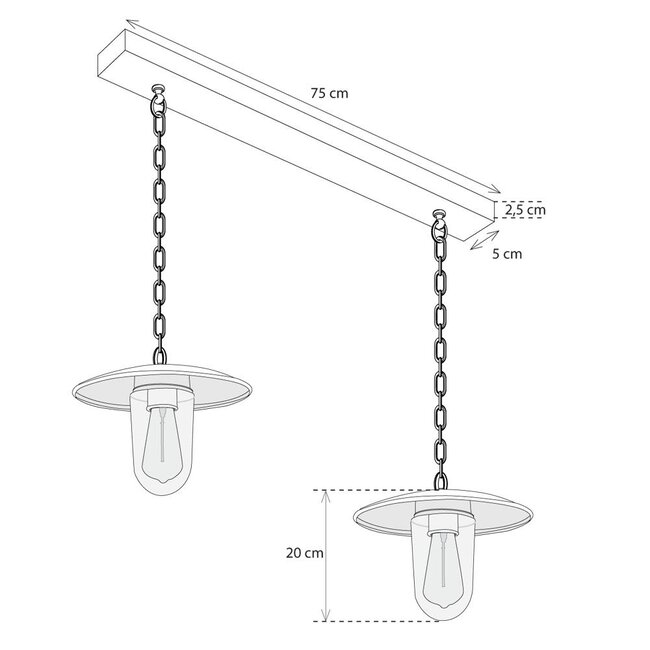 Exclusive BRONZE PENDANT LAMP ELB001200 - Copy