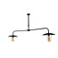 Authentage Country pendant lamp ELÉBASE DOUBLE PENDANTE