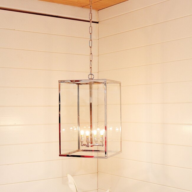 Lampe à suspension rurale Vitrine Petite Lanterne 4L