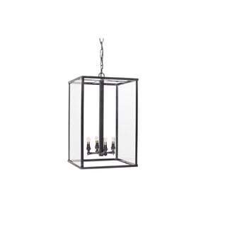 Authentage Lampe à suspension rurale Vitrine Petite Lanterne 4L