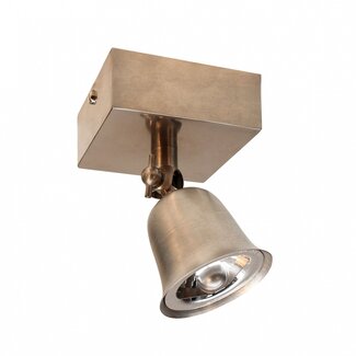 Authentage Surface-mounted spotlight Fleure On Square Base 1L