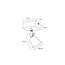 Spot apparent Fleure sur socle carré 1L