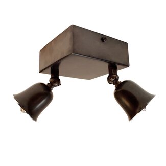 Authentage Surface-mounted spotlight Fleure On Square Base 2L
