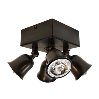 Authentage Surface-mounted spotlight Fleure On Square Base 4L